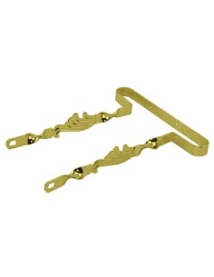 20 Lowrider Wing Twisted Bumper Front/Rear Gold.